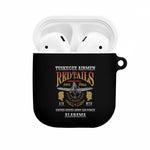 Red Tails Legacy AirPods Case Tuskegee Airmen WWII Heroes - Black Color