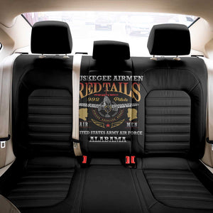 Red Tails Legacy Back Car Seat Cover WWII Legacy Tribute - Black Color - African Pride
