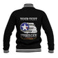 Personalized Red Tails Legacy Baseball Jacket WWII Legacy Tribute - Black Color - African Pride