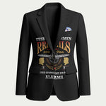 Personalized Red Tails Legacy Blazer Tuskegee Airmen WWII Heroes - Black Color