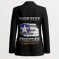 Personalized Red Tails Legacy Blazer Tuskegee Airmen WWII Heroes - Black Color