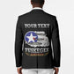 Personalized Red Tails Legacy Blazer Tuskegee Airmen WWII Heroes - Black Color