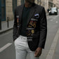 Personalized Red Tails Legacy Blazer Tuskegee Airmen WWII Heroes - Black Color