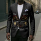 Personalized Red Tails Legacy Blazer Tuskegee Airmen WWII Heroes - Black Color