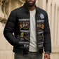 Personalized Red Tails Legacy Bomber Puffer Jacket Tuskegee Airmen WWII Heroes - Black Color