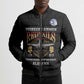 Personalized Red Tails Legacy Bomber Puffer Jacket Tuskegee Airmen WWII Heroes - Black Color
