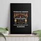 Red Tails Legacy Canvas Wall Art WWII Legacy Tribute - Black Color - African Pride