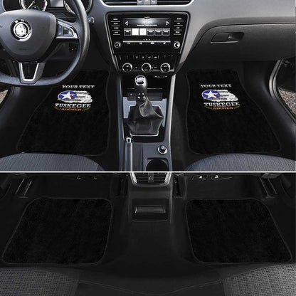 Red Tails Legacy Car Mats WWII Legacy Tribute - Black Color - African Pride