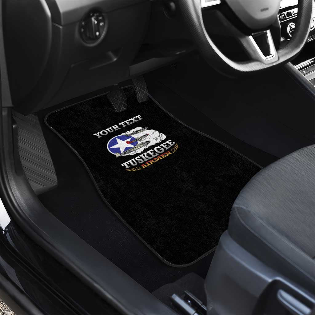 Red Tails Legacy Car Mats WWII Legacy Tribute - Black Color - African Pride