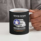 Personalized Red Tails Legacy Ceramic Mug Tuskegee Airmen WWII Heroes - Black Color