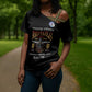 Personalized Red Tails Legacy Cross Shoulder Shirt Tuskegee Airmen WWII Heroes - Black Color