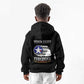 Personalized Red Tails Legacy Kid Hoodie WWII Legacy Tribute - Black Color - African Pride