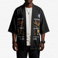 Personalized Red Tails Legacy Kimono Tuskegee Airmen WWII Heroes - Black Color