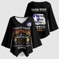 Personalized Red Tails Legacy Kimono Sleeve Blouse Tuskegee Airmen WWII Heroes - Black Color