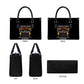 Red Tails Legacy Leather Bag Tuskegee Airmen WWII Heroes - Black Color