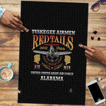 Red Tails Legacy Puzzle Tuskegee Airmen WWII Heroes - Black Color