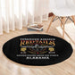 Red Tails Legacy Round Carpet WWII Legacy Tribute - Black Color - African Pride