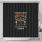 Red Tails Legacy Shower Curtain WWII Legacy Tribute - Black Color - African Pride