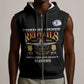 Personalized Red Tails Legacy Sleeveless Zip Hoodie WWII Legacy Tribute - Black Color - African Pride