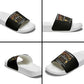 Red Tails Legacy Slide Sandals Tuskegee Airmen WWII Heroes - Black Color