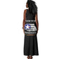 Personalized Red Tails Legacy Tank Maxi Dress WWII Legacy Tribute - Black Color - African Pride
