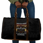 Red Tails Legacy Travel Bag Tuskegee Airmen WWII Heroes - Black Color