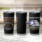 Personalized Red Tails Legacy Tumbler Cup WWII Legacy Tribute - Black Color - African Pride