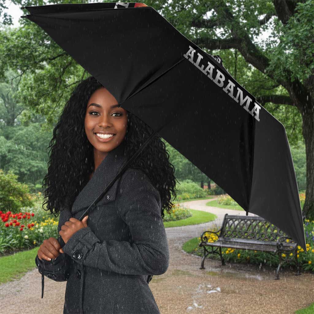 Red Tails Legacy Umbrella Tuskegee Airmen WWII Heroes - Black Color