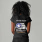 Personalized Red Tails Legacy Women V-Neck T-Shirt WWII Legacy Tribute - Black Color - African Pride