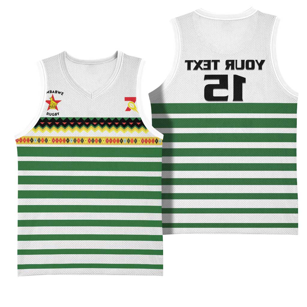 Zimbabwe Rugby Sevens Custom Basketball Jersey Go Cheetahs - African Pride
