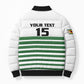 Zimbabwe Rugby Sevens Custom Bomber Puffer Jacket Go Cheetahs Go