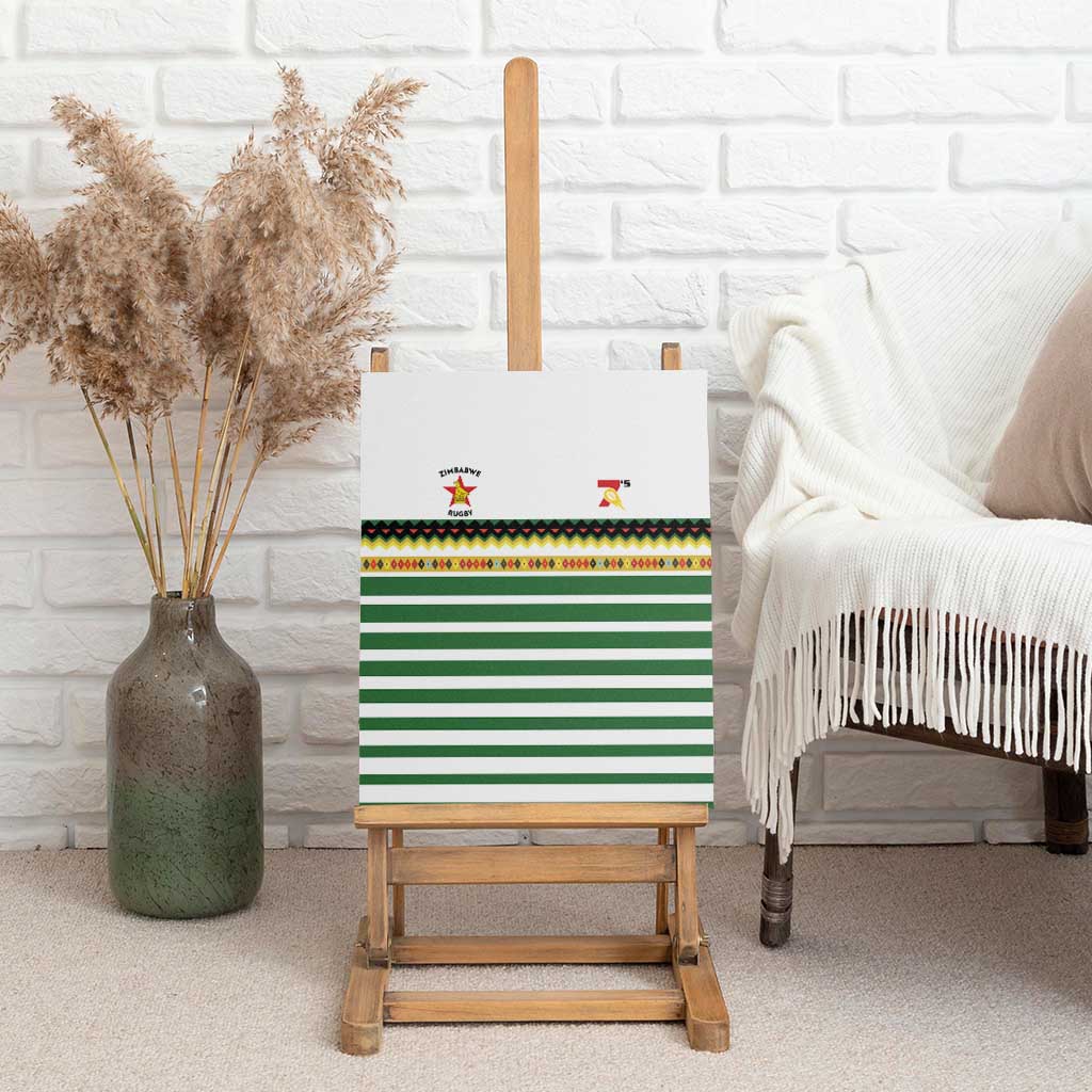 Zimbabwe Rugby Sevens Canvas Wall Art Go Cheetahs - African Pride