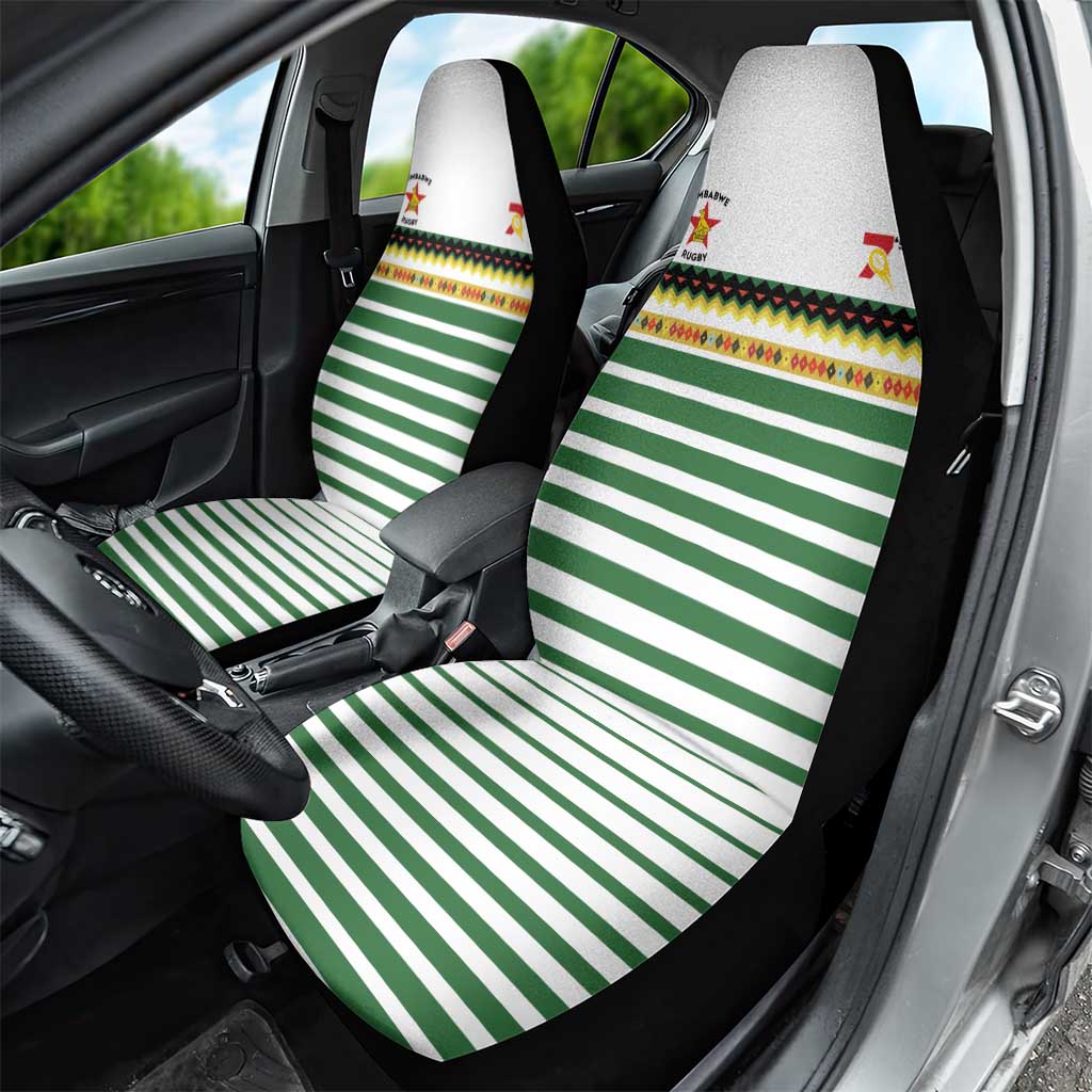Zimbabwe Rugby Sevens Car Seat Cover Go Cheetahs - African Pride