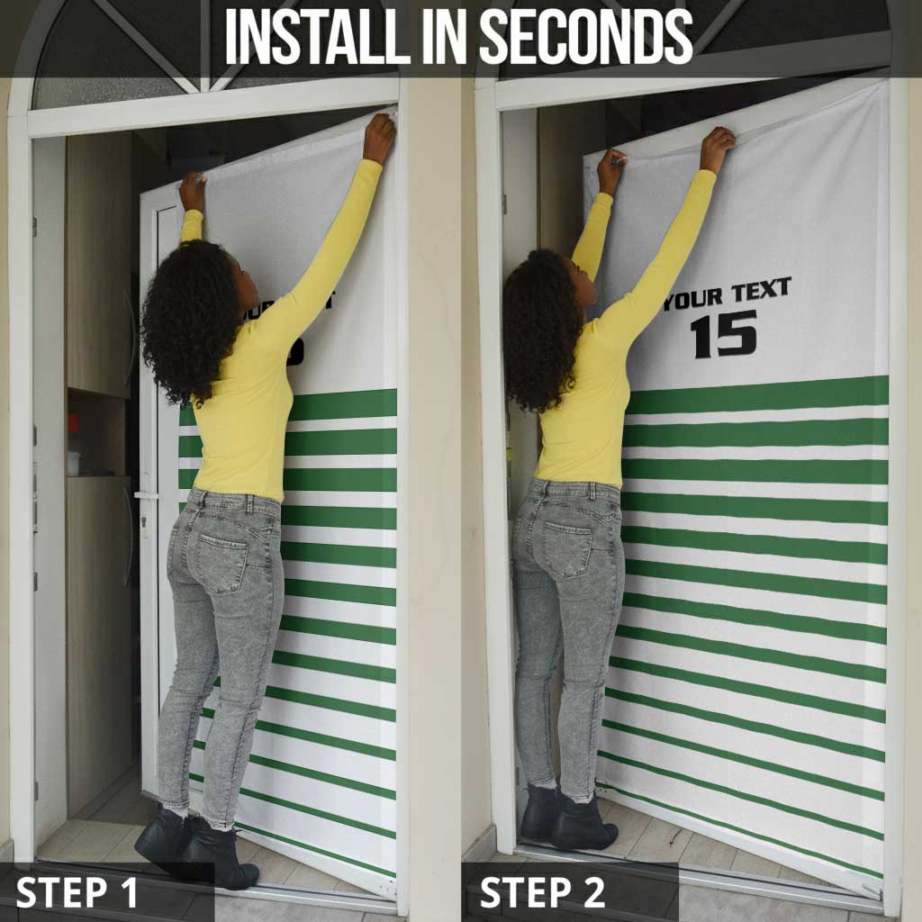 Zimbabwe Rugby Sevens Custom Door Cover Go Cheetahs Go