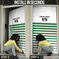 Zimbabwe Rugby Sevens Custom Door Cover Go Cheetahs Go