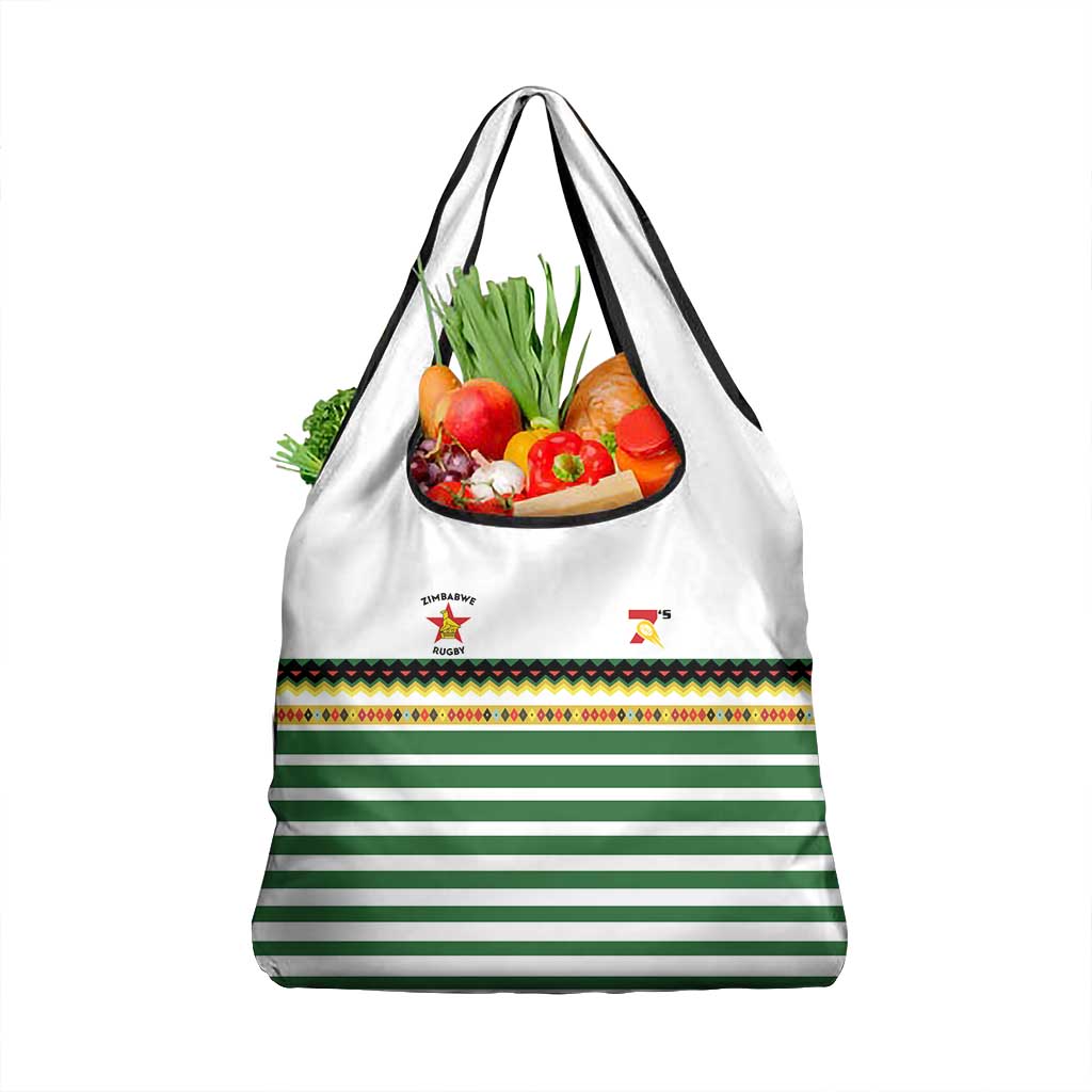 Zimbabwe Rugby Sevens Grocery Bag Go Cheetahs - African Pride