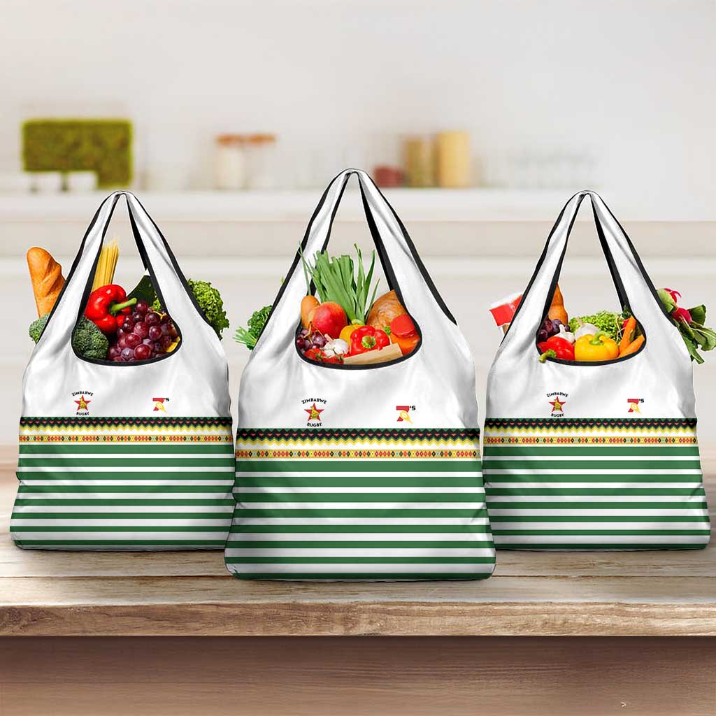 Zimbabwe Rugby Sevens Grocery Bag Go Cheetahs - African Pride