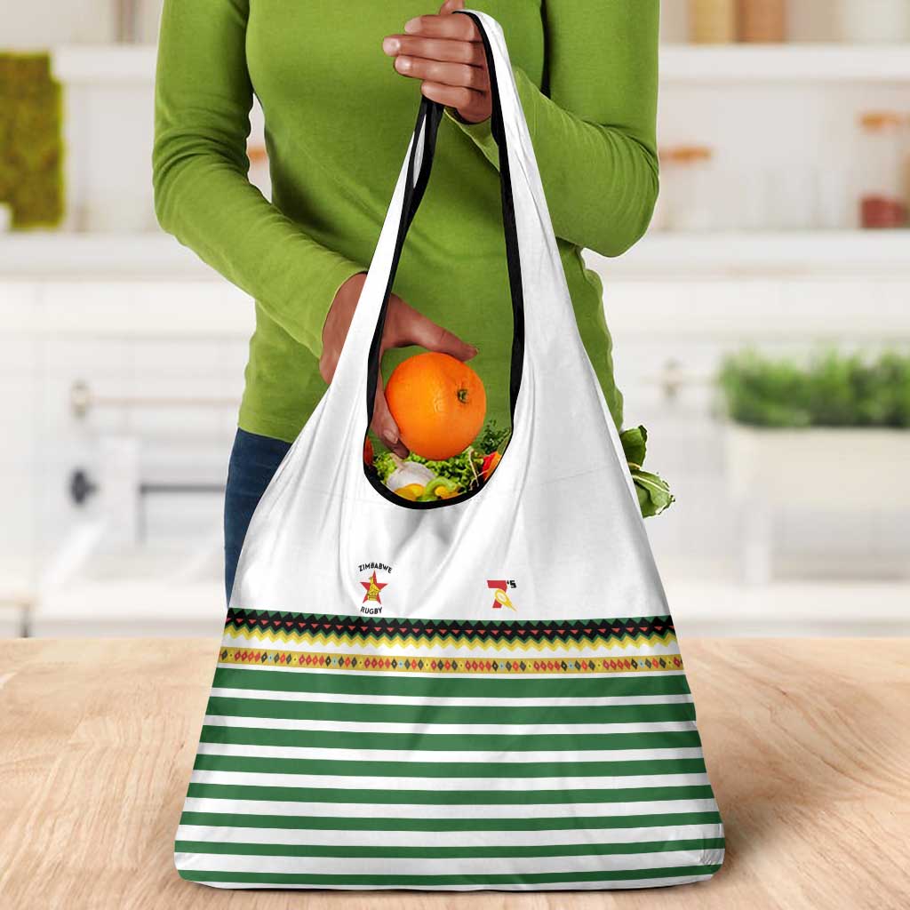 Zimbabwe Rugby Sevens Grocery Bag Go Cheetahs - African Pride