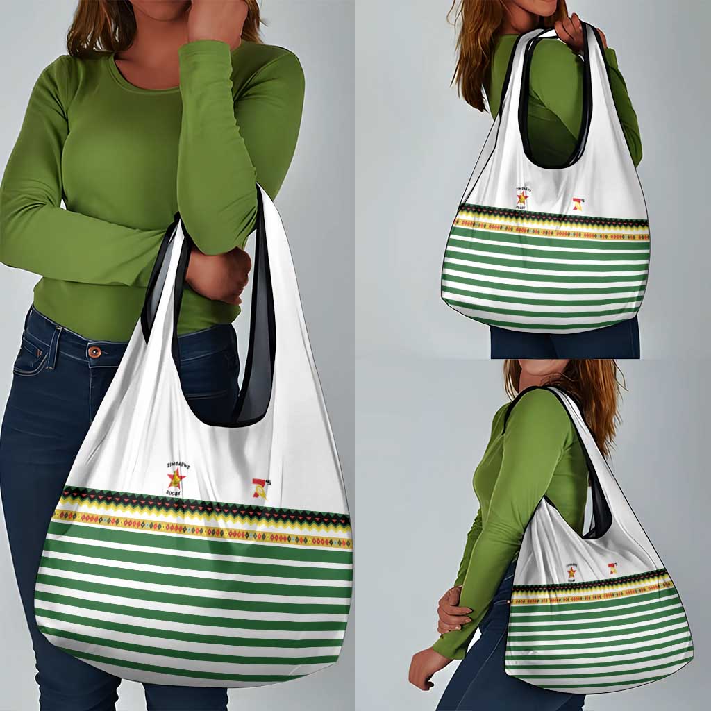 Zimbabwe Rugby Sevens Grocery Bag Go Cheetahs - African Pride