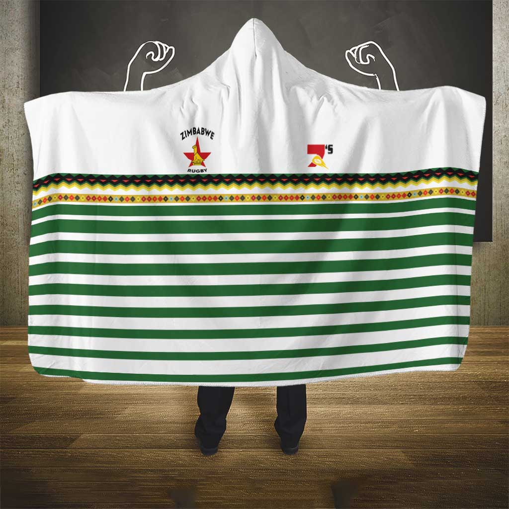 Zimbabwe Rugby Sevens Hooded Blanket Go Cheetahs - African Pride