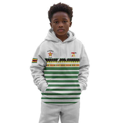 Zimbabwe Rugby Sevens Custom Kid Hoodie Go Cheetahs - African Pride