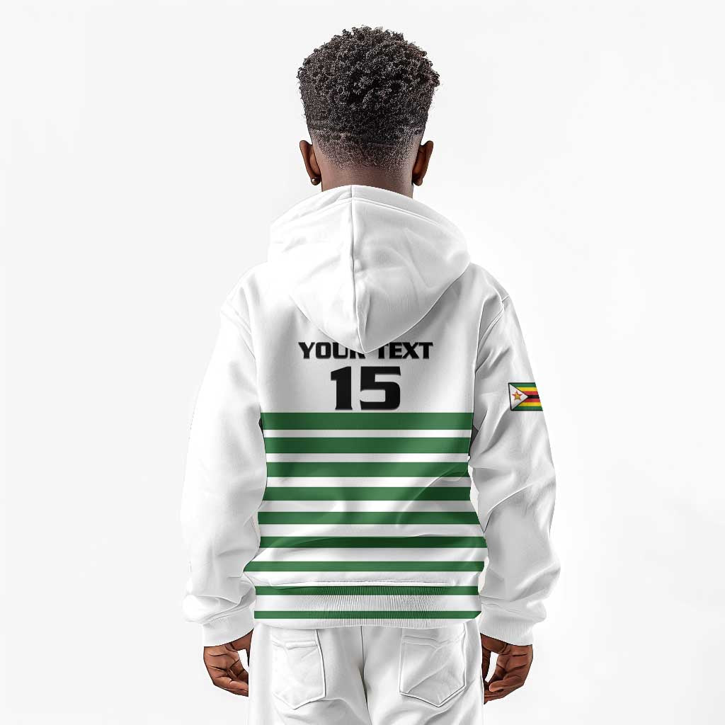 Zimbabwe Rugby Sevens Custom Kid Hoodie Go Cheetahs - African Pride