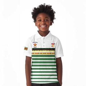 Zimbabwe Rugby Sevens Custom Kid Polo Shirt Go Cheetahs - African Pride