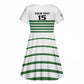 Zimbabwe Rugby Sevens Custom Kid Short Sleeve Dress Go Cheetahs - African Pride