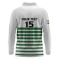 Zimbabwe Rugby Sevens Custom Long Sleeve Polo Shirt Go Cheetahs - African Pride