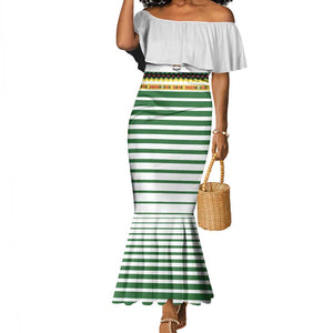 Zimbabwe Rugby Sevens Custom Mermaid Dress Go Cheetahs - African Pride