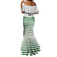 Zimbabwe Rugby Sevens Custom Mermaid Dress Go Cheetahs - African Pride