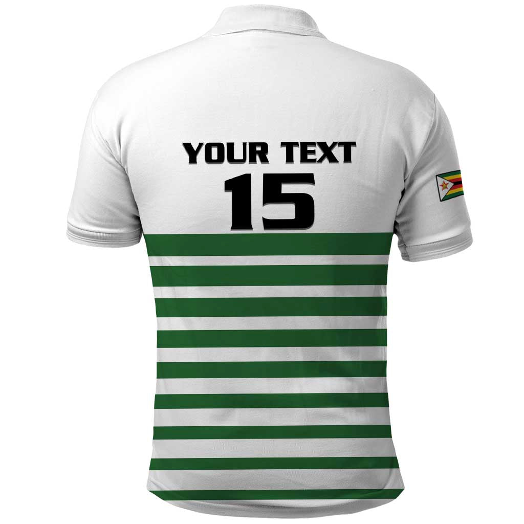 Zimbabwe Rugby Sevens Custom Polo Shirt Go Cheetahs - African Pride