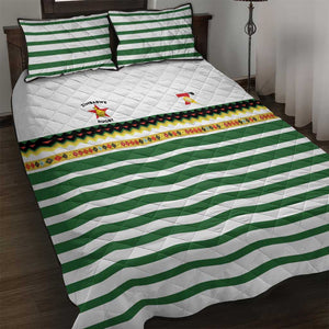 Zimbabwe Rugby Sevens Quilt Bed Set Go Cheetahs - African Pride