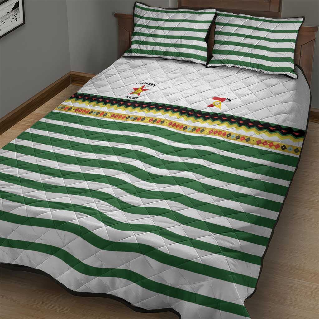 Zimbabwe Rugby Sevens Quilt Bed Set Go Cheetahs - African Pride